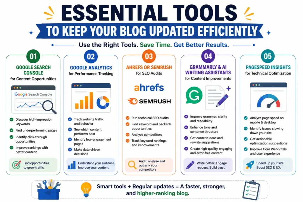Essential Tools to Keep Your Blog Updated Efficiently